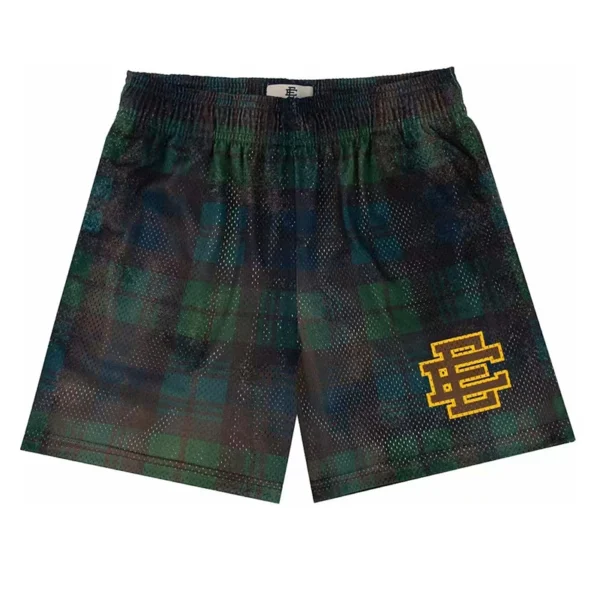New Summer Eric Emanuel EE Basic Mesh Short Classic Floral Printed Gym Shorts Men's Gym Basketball Sports Beach Shorts - Image 3