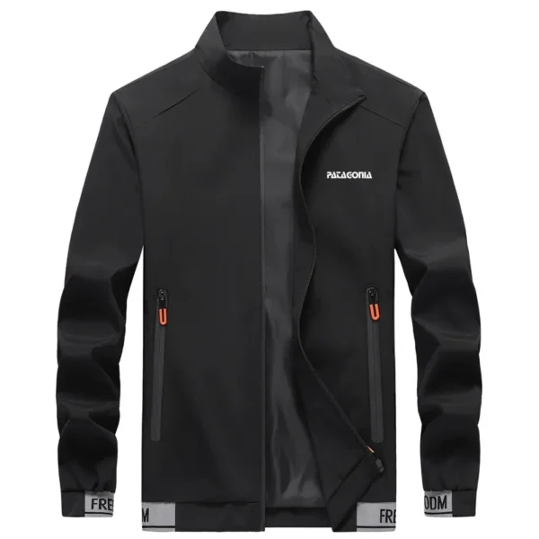 Men's zip-up Waterproof Jacket, Fishing Coat, Trench Coat, Sportswear, Outdoor Jacket, S Apparel, Fall/Winter, 2024 - Image 2