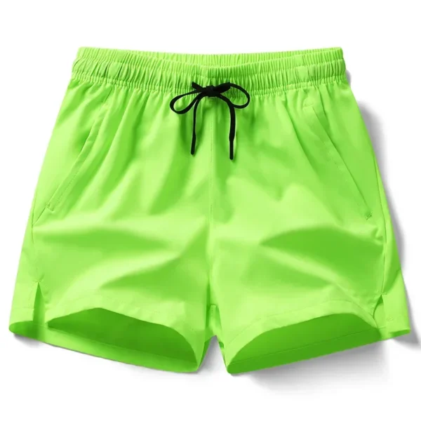 Gym Shorts Mens Sports Sweatpants Pockets Gym Casual Shorts Basic Lightweight Pants Running Jogging Beach Shorts Men Swimwear - Image 5