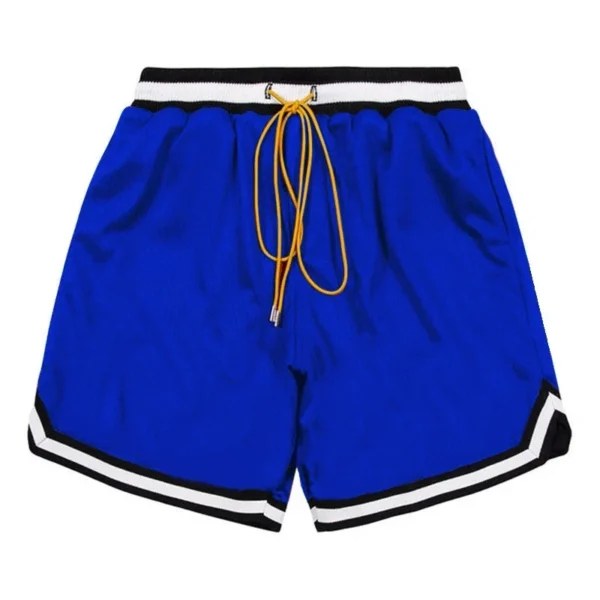 Gym Mesh Sports Shorts Summer Fitness Quick Dry Solid Color Shorts Loose Running Basketball Men's Breathable Sweat Pants - Image 5