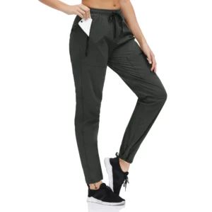 Women's Cargo Pants with Pockets Linghtweight Quick Dry Ourdoor Travel Hiking Pants Running Joggers Sweatpants