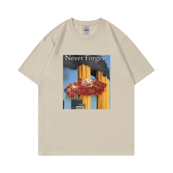 Never Forgetti T Shirt 11 9 Funny September 11Th Casualty Memorial Men Women Cotton Tee Unisex Oversized Casual High Quality Top - Image 4
