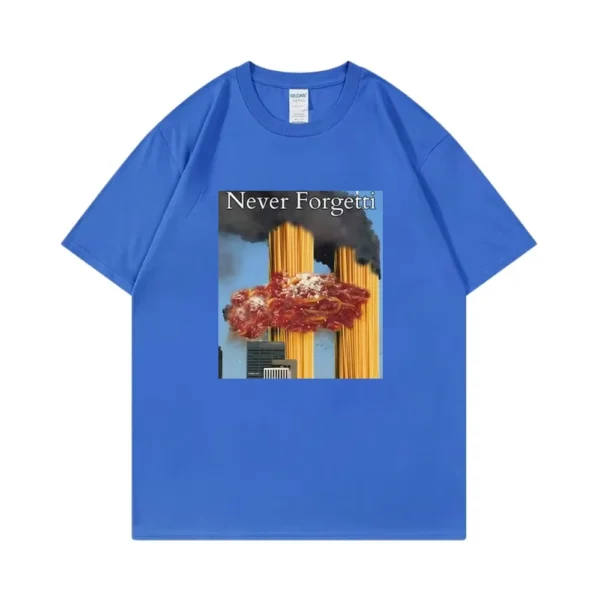 Never Forgetti T Shirt 11 9 Funny September 11Th Casualty Memorial Men Women Cotton Tee Unisex Oversized Casual High Quality Top - Image 6