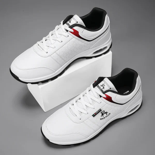 Nick Paul Casual Shoes Men's Sports Shoes Leather Sneakers Non-Slip 2024 Spring and Summer Fashion Running Air-Cushion Shoes - Image 4
