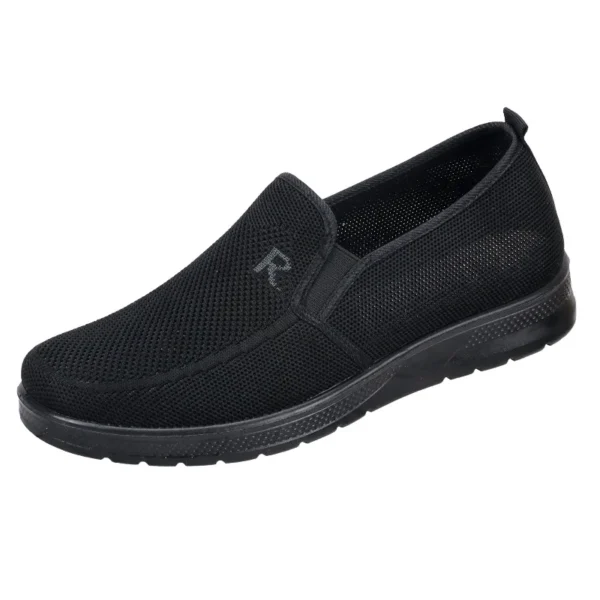 Men's New Men's Polyurethane Men's Shoes One Step Ventilation Soft Sole Casual Sports Wear resistant mesh shoes - Image 5
