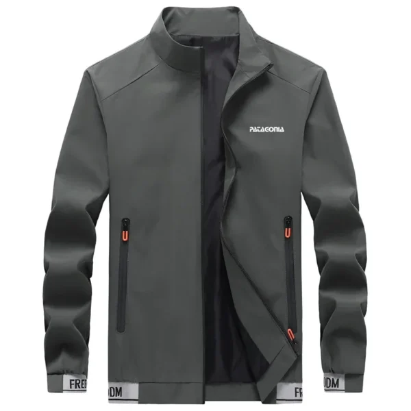 Men's zip-up Waterproof Jacket, Fishing Coat, Trench Coat, Sportswear, Outdoor Jacket, S Apparel, Fall/Winter, 2024 - Image 4