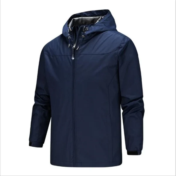 2024 New Men's Jackets Spring Autumn Windproof Zipper Coat Solid Color Fashion Unisex Outdoor Jackets Sportswear Male Jacket - Image 2