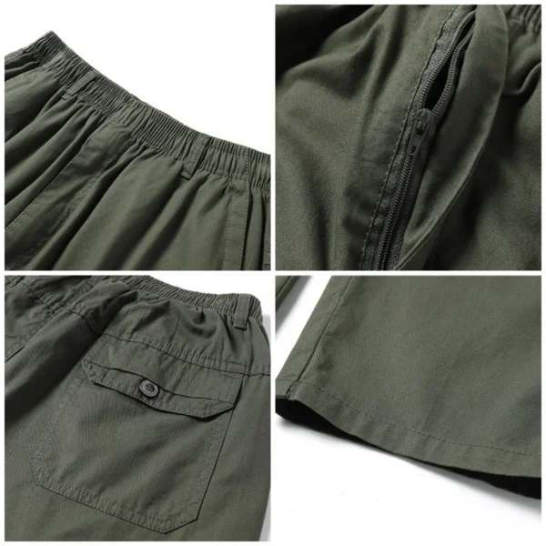 Mens casual Cargo Cotton Pants Men Pocket Loose Straight Pants 2023 Autumn New Male Brand Clothing Jogger Sports Work Trousers - Image 6