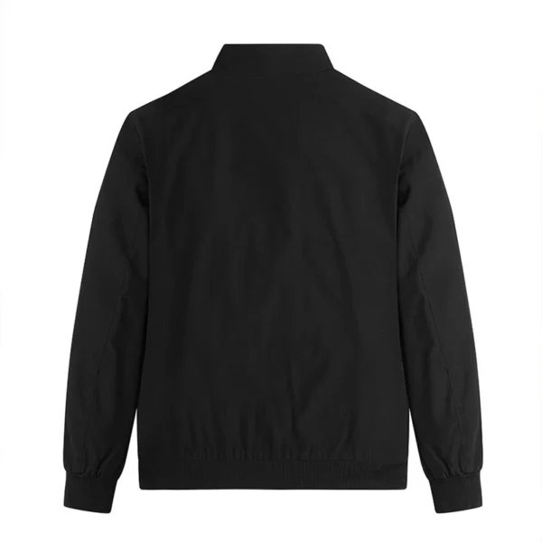 2024 Spring and Autumn New Business Style Men's Coat Fashion Simple Collar Jacket - Image 3