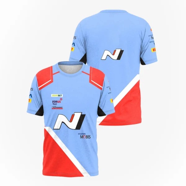 Summer New Modern Team T-shirt Men's Outdoor Extreme Sports WRC Racing T-shirt Quick drying Breathable Rally Top Bicycle Top - Image 3