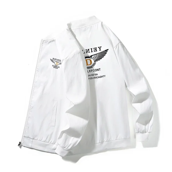 2024 Man New Spring Autumn Outdoor Windproof Outerwear Jacket Leisure And Comfort Fashion Zipper Style Windbreaker Coat - Image 2