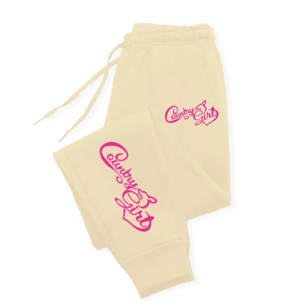 The Country Girl Printing Pants Woman Drawstring Pocket Sweatpant Sport Fashion Joggers Casual Autumn Joggers - Image 3