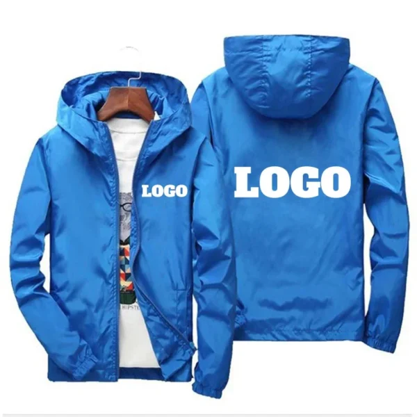 Custom Brand Logo Autumn Jacket Men Waterproof Warm Windbreaker Casual Clothing Big Size 6Xl Men Green Black Red Jacket Outdoor - Image 4