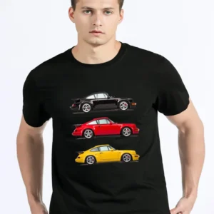 Car Racing Classic Graphic T Shirts Short Sleeve Cotton T-shirt Oversize Tshirt Funny Tees Harajuku Streetwear Men's Clothing