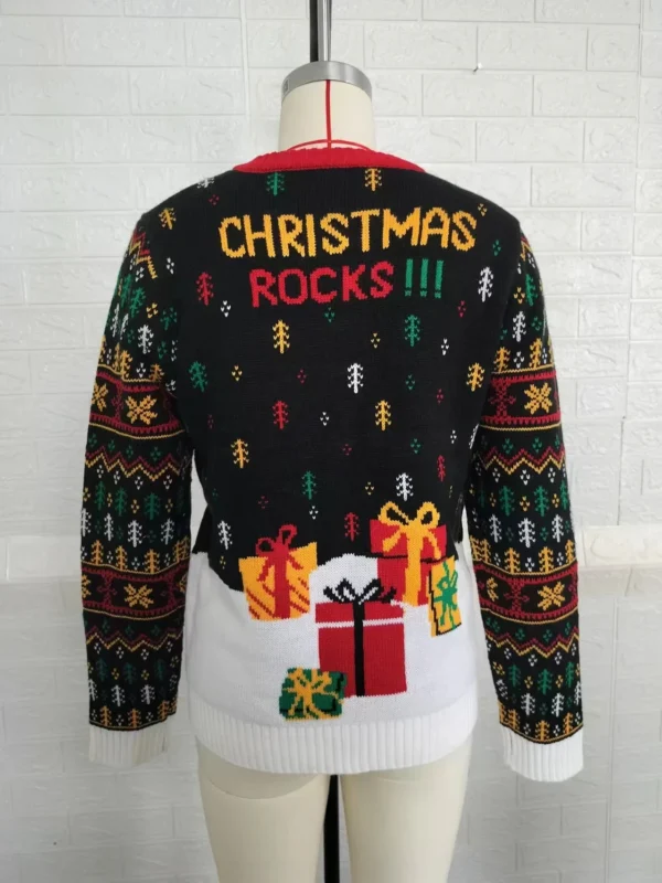 2024 Winter Women's Christmas Sweaters Print Cute Soft Jumpers Full Sleeve O Neck Casual Loose Streetwear Pull Femme Xmas Look - Image 6