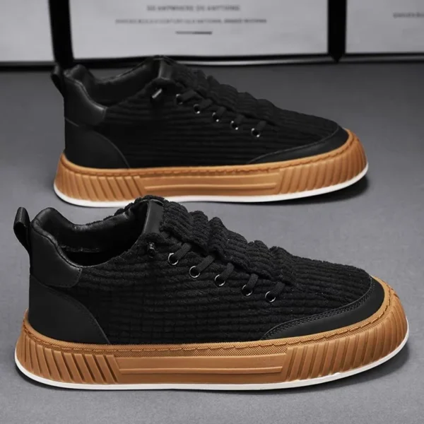 Brand Man's Vulcanize Shoes Light Luxury Men Chunky Sneakers 2024 Designer Men Fashion Casual Board Shoes Male Vulcanize Shoe운동화 - Image 4
