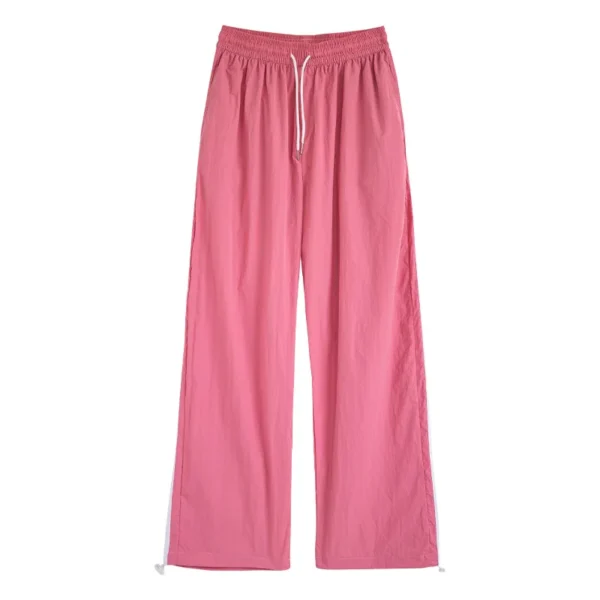2024 New Women Spring Summer Loose Cargo Trousers Casual Wide Leg Sweatpant Street Hip Hop Sport Y2k Female Pants - Image 6