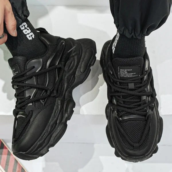 Men’s Shoes Sneakers Fashion Breathable Platform Running Shoes Mesh Sport Light Unisex Male Casual Vulcanize Man Shoes - Image 2