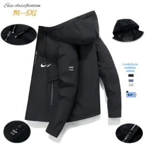 Men's Jacket 2024 Autumn/Winter New Solid Color Stormtrooper Jacket Casual Versatile Sports Windproof Jacket Official Website