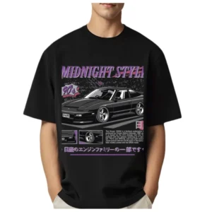 Niss-180sx Drift Car Racing T Shirt Men Fashion Printed Tshirt Tee Print Short Sleeve Tshirts Top Luxury Shirt Cotton T-Shirt