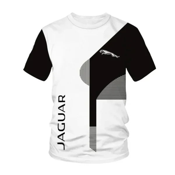 Leisure Short Sleeved Round Neck T-shirt, Quick Drying Shirt, Breathable, Personalized, Suitable for Outdoor Racing Parties, Jag - Image 5