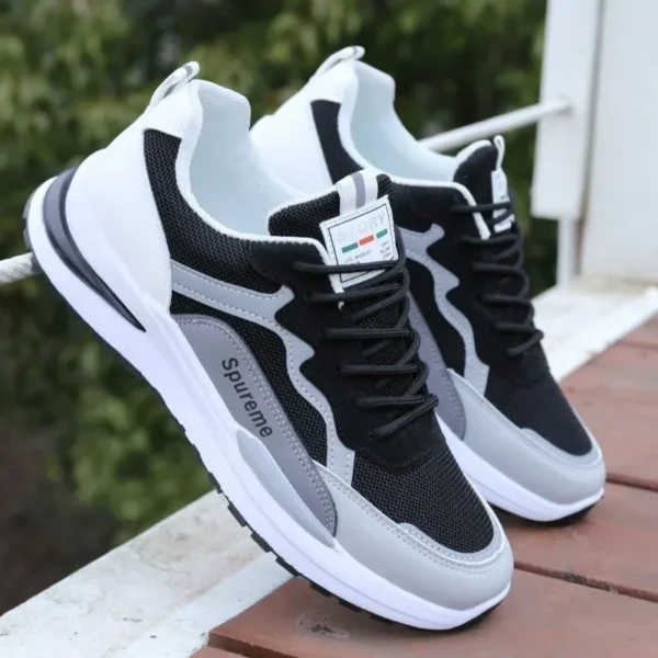 Men's Running Shoes Spring Autumn Fashion Breathable Men Sneakers Comfortable Anti Slip Lace UpJogging Trainers Tenis Masculino - Image 2