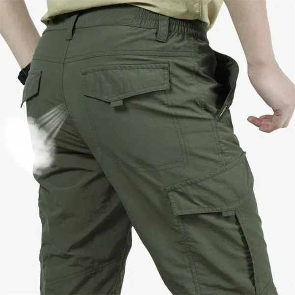 Thin Men's Dry Army Waterproof Casual Trousers Pants Tactical Work Spring Summer Joggers Quick Military Cargo Breathable - Image 5