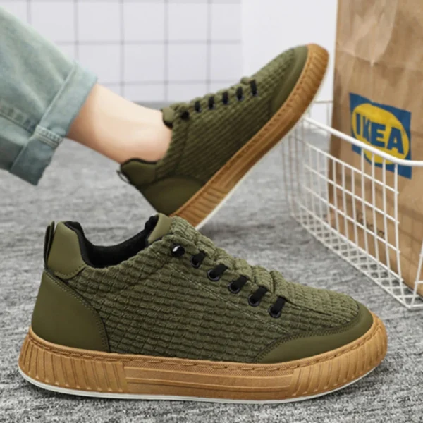 Brand Man's Vulcanize Shoes Light Luxury Men Chunky Sneakers 2024 Designer Men Fashion Casual Board Shoes Male Vulcanize Shoe운동화 - Image 6