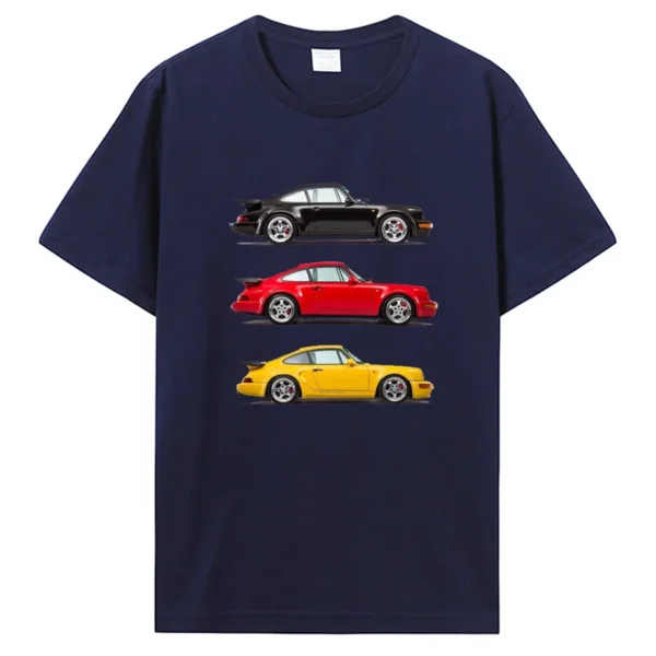 Car Racing Classic Graphic T Shirts Short Sleeve Cotton T-shirt Oversize Tshirt Funny Tees Harajuku Streetwear Men's Clothing - Image 4
