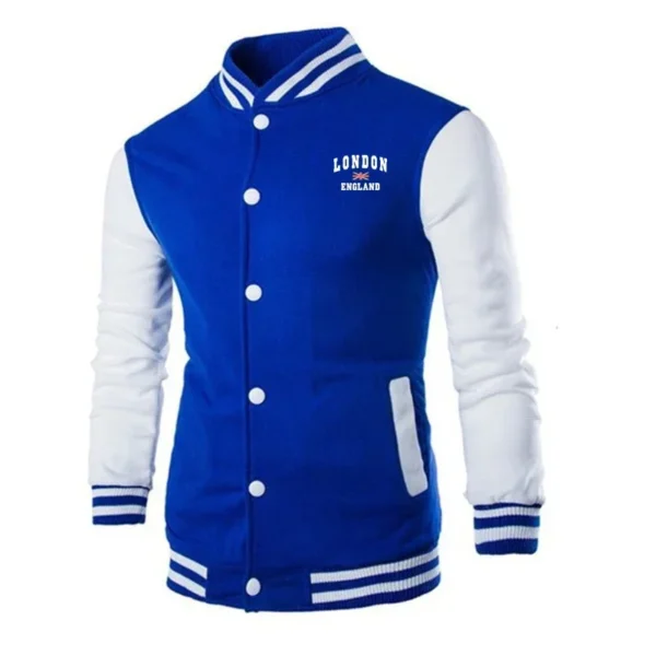 Mens Jackets Print Fashion Trend Cardigan Sweatshirt European Street Coat Casual Baseball Uniform Versatile Tracksuit Clothing - Image 4