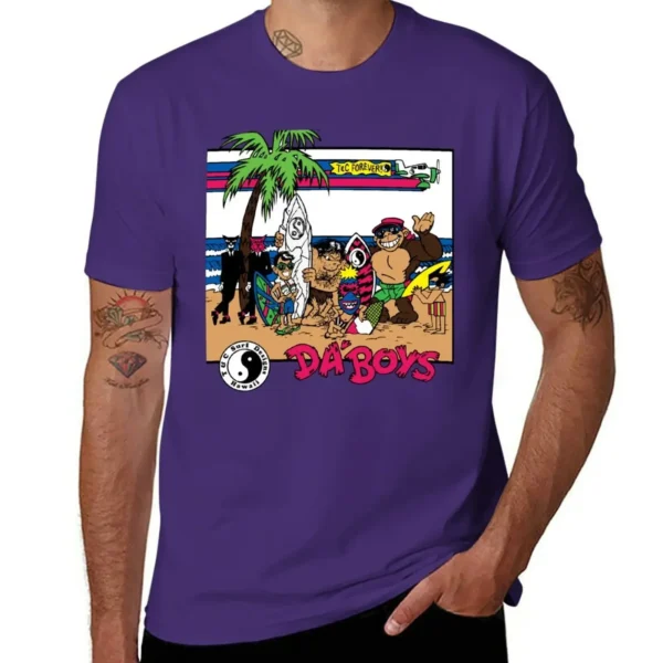 New Ttshirts for men 2024C HAWAII DA BOYS TOWN AND COUNTRY SURF DESIGNS APE SURFING JOE COOL TIKI SURFERS PRIMAL URGES T-Shirt - Image 6