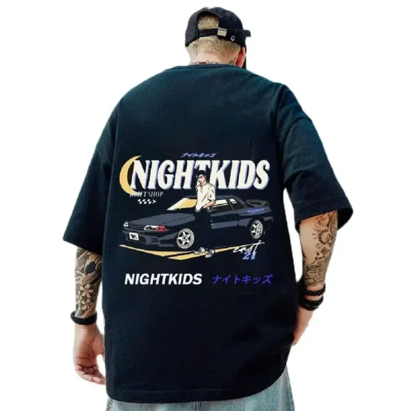 Vintage T-Shirts For Men's 3d Racing Print Man Short Sleeve T-Shirt Loose Street Tops Oversized Tees Shirt Men Clothing - Image 2